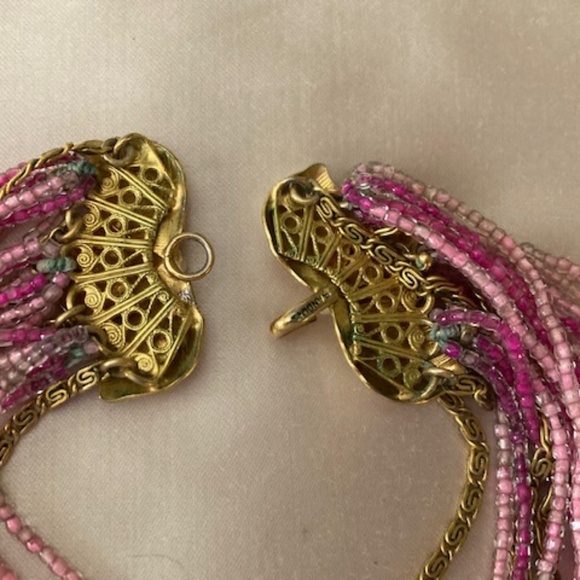 1940's Sandor Multi Strand Bead Necklace - Picture 9 of 12